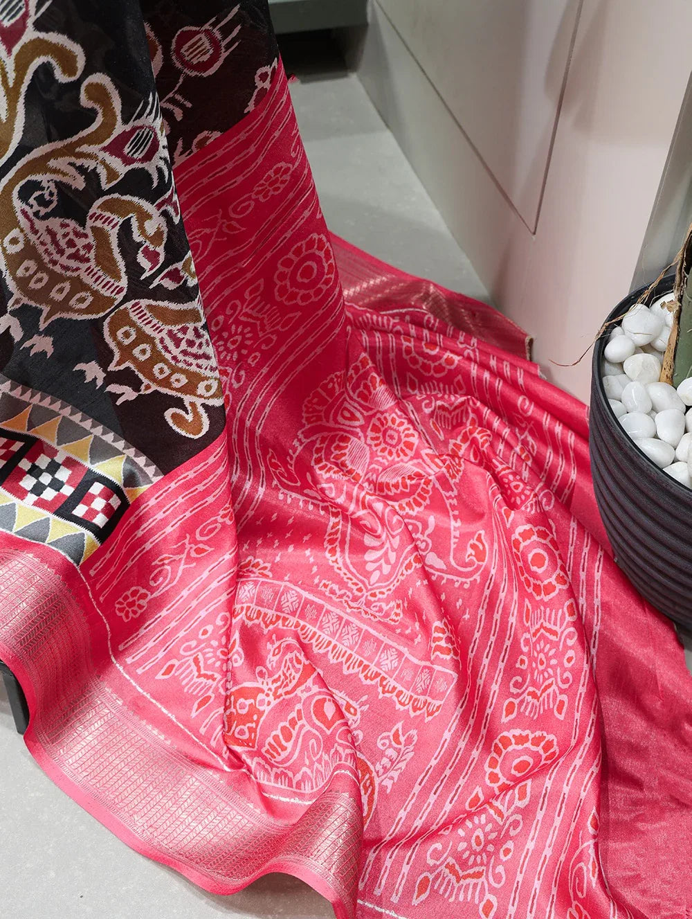 Beautiful Designer Dola Silk Saree