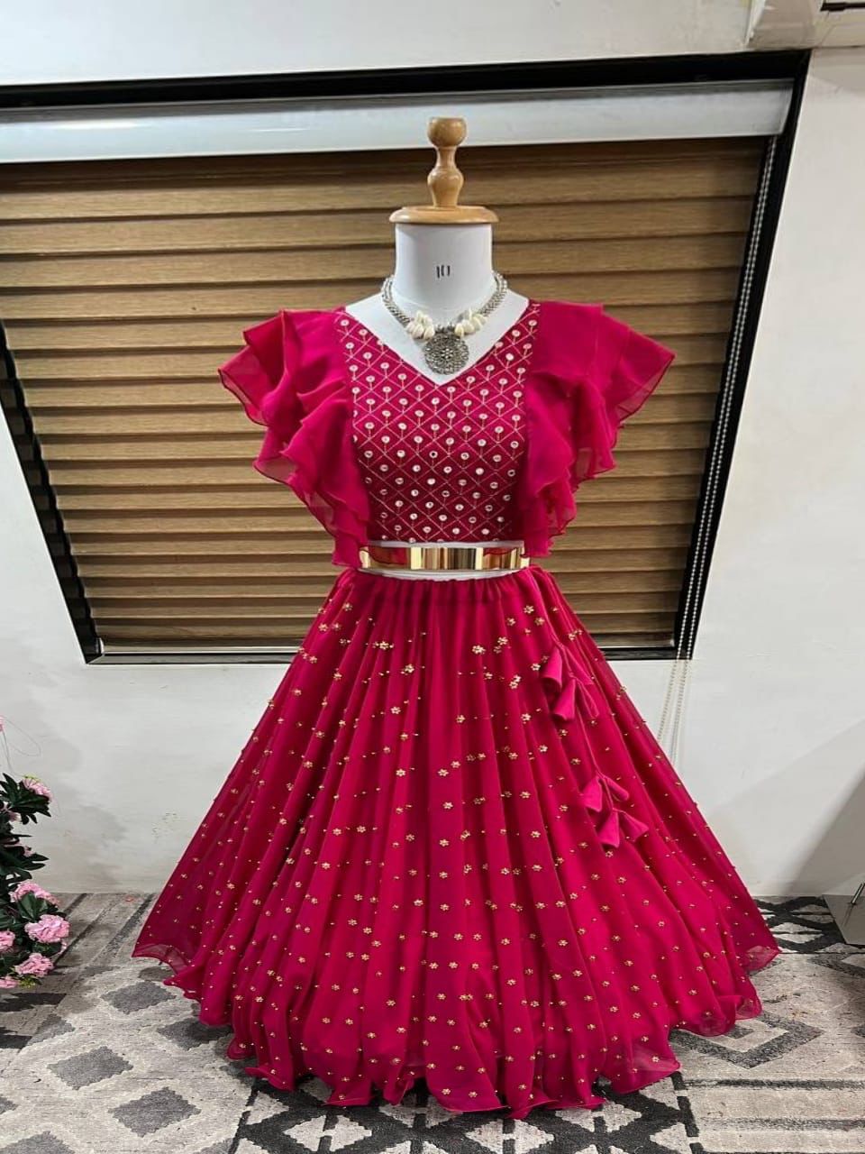 Saree Long Frocks Kid Girl Frock Designs Designer Party Wear Kids