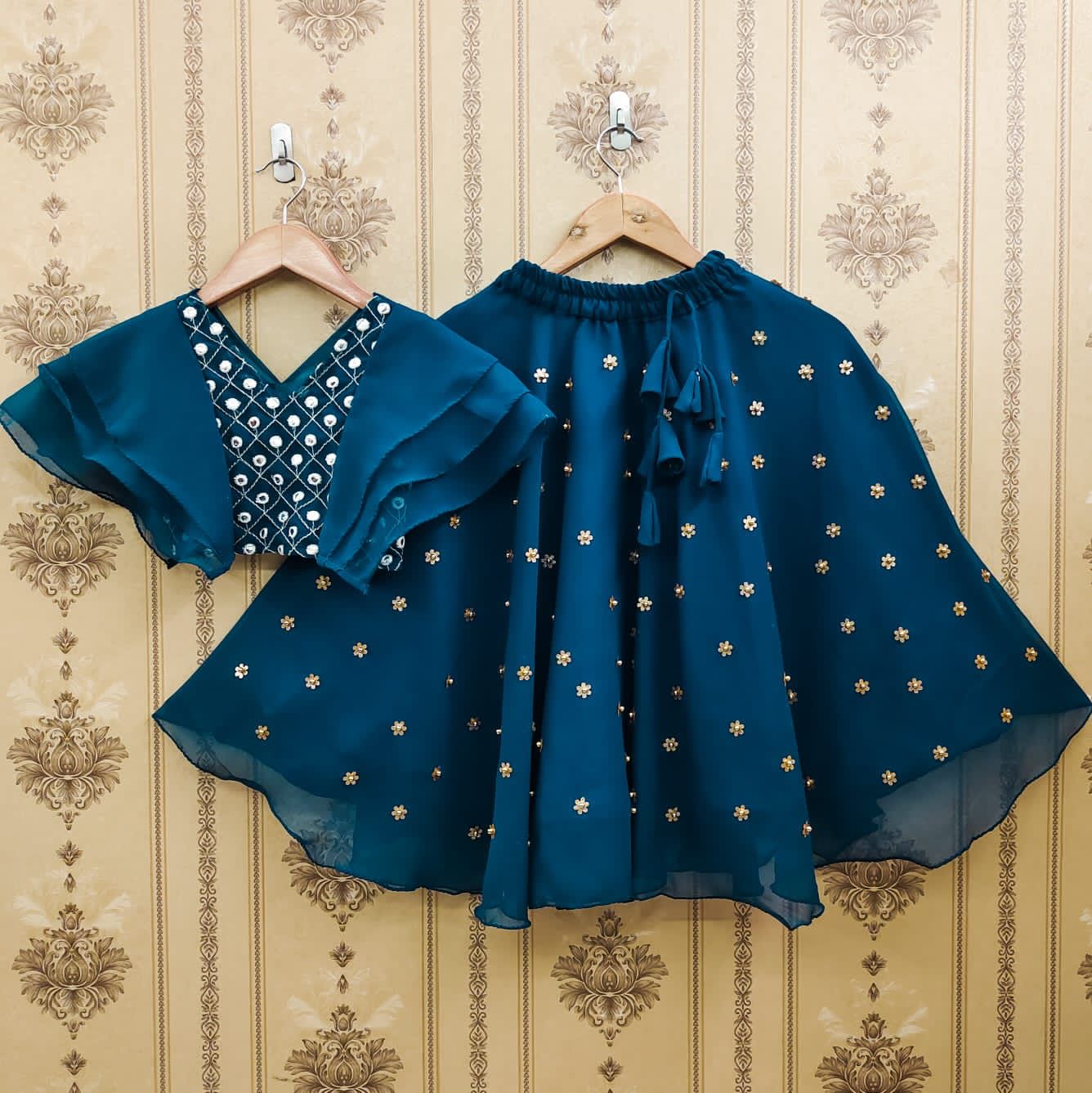 Designer Party Wear Kids Lehenga Choli