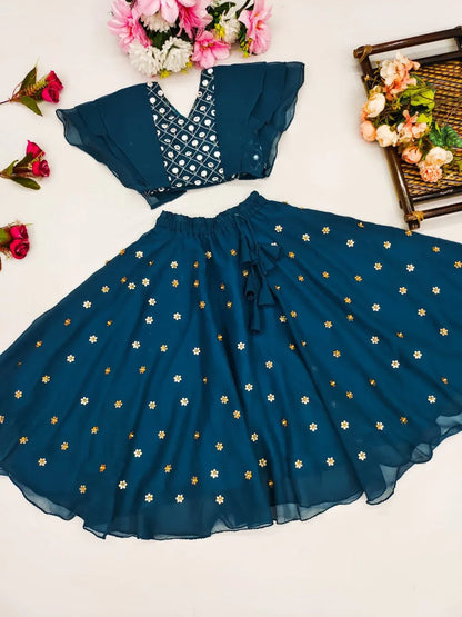 Designer Party Wear Kids Lehenga Choli