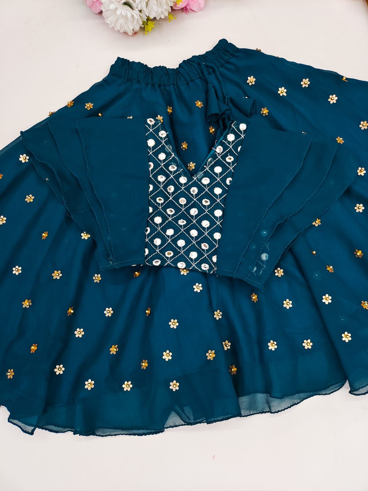 Designer Party Wear Kids Lehenga Choli