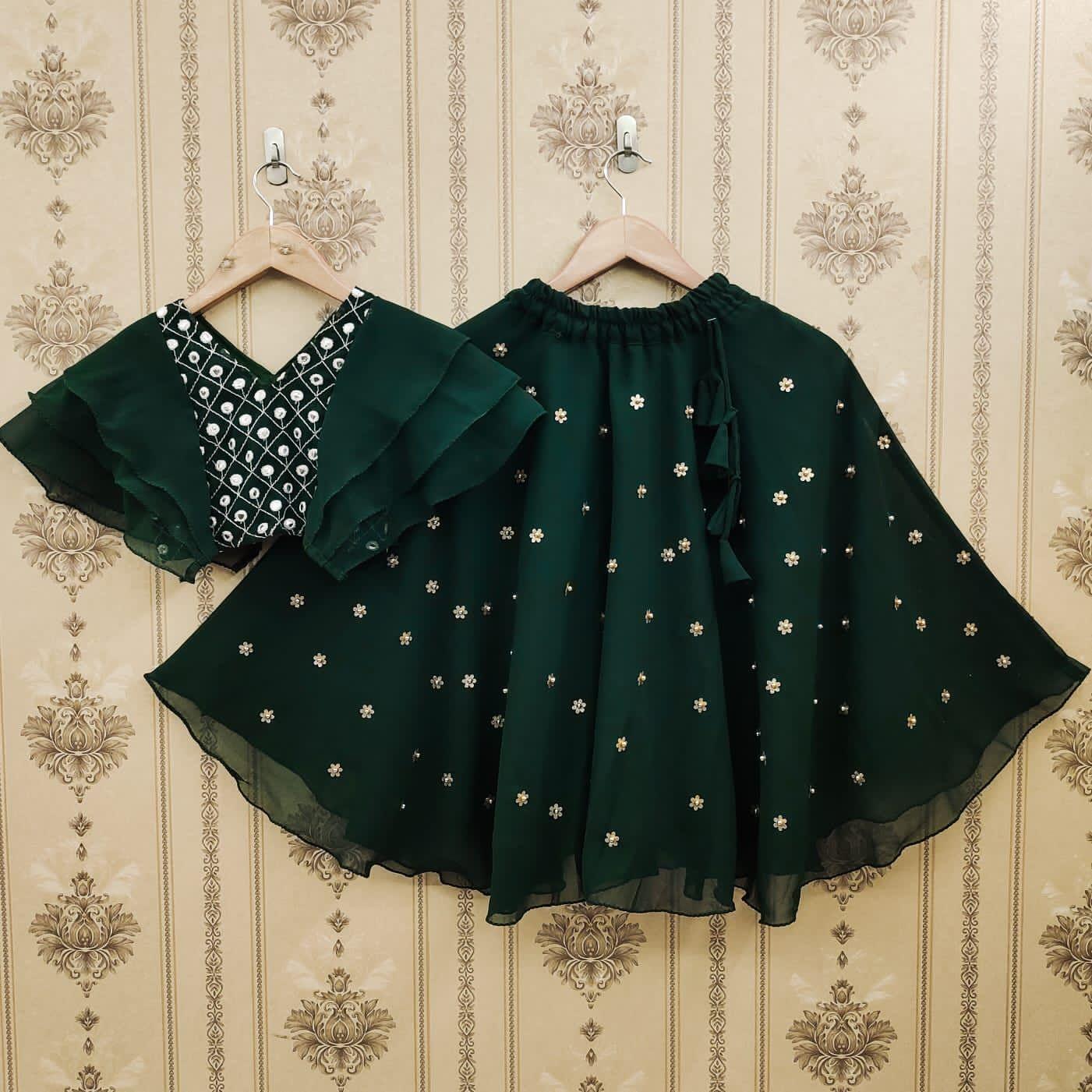 Designer Party Wear Kids Lehenga Choli