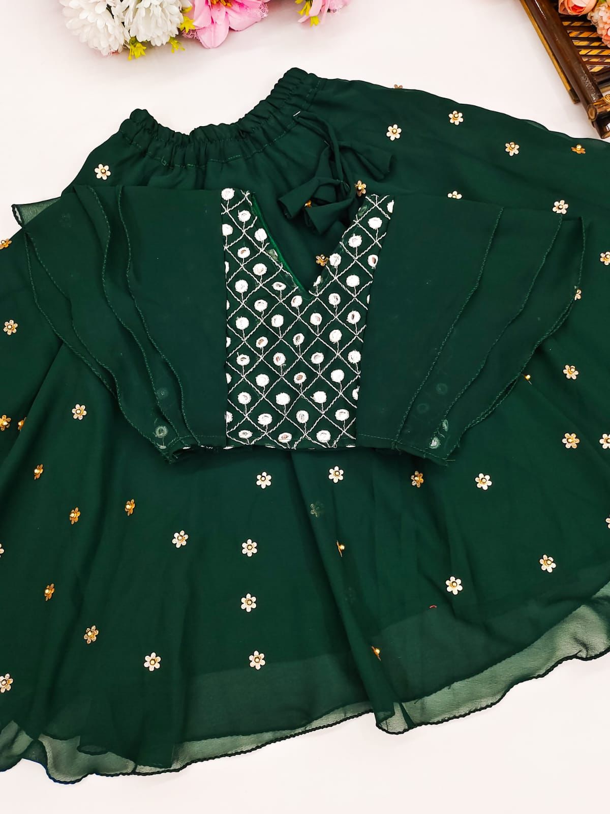 Designer Party Wear Kids Lehenga Choli