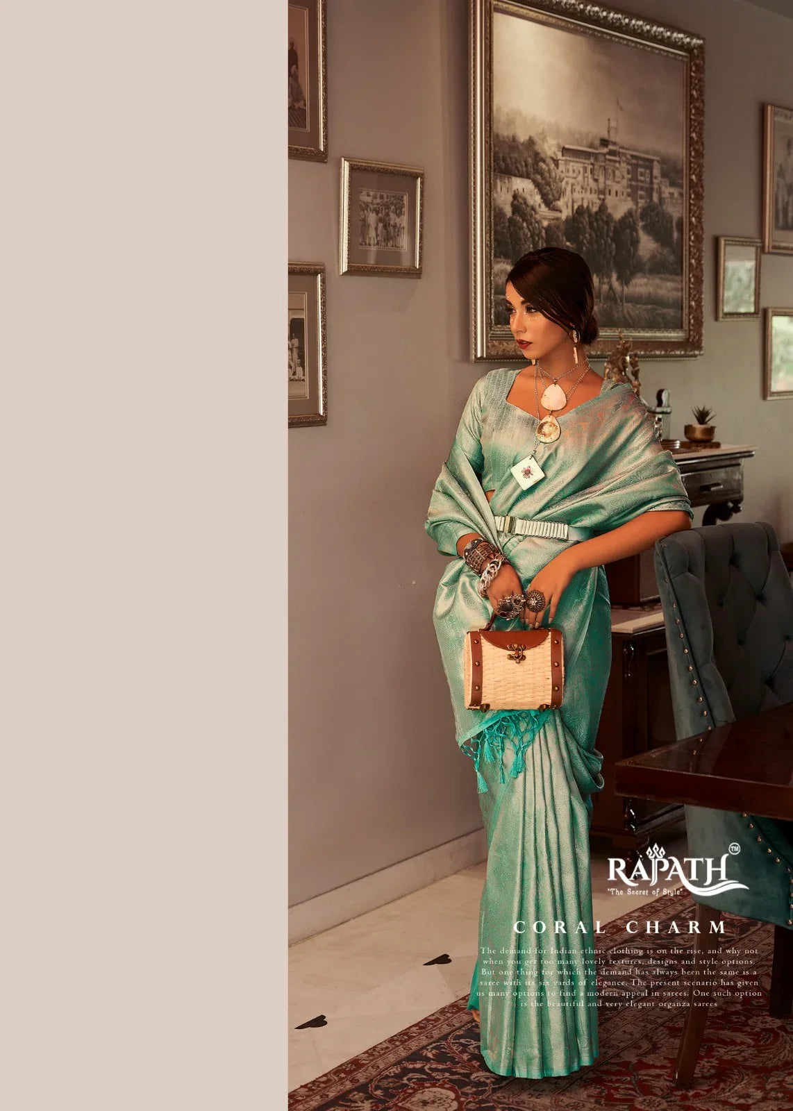Beautiful Designer Sambhavi Silk
Sattin Base Kanchivaram Silk Saree
