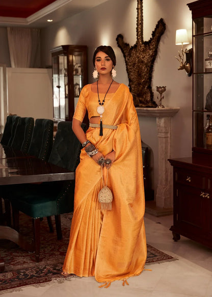 Beautiful Designer Sambhavi Silk
Sattin Base Kanchivaram Silk Saree