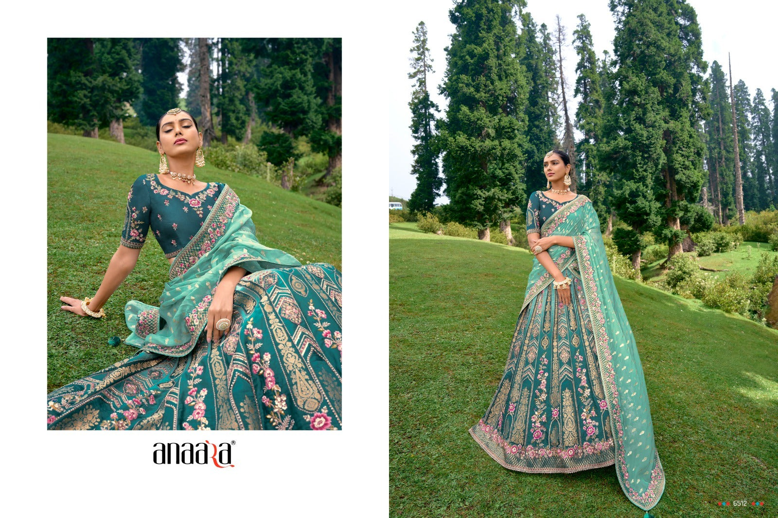 Beautiful Designer Wedding Fancy Silk Lehenga Choli Anaara 6512