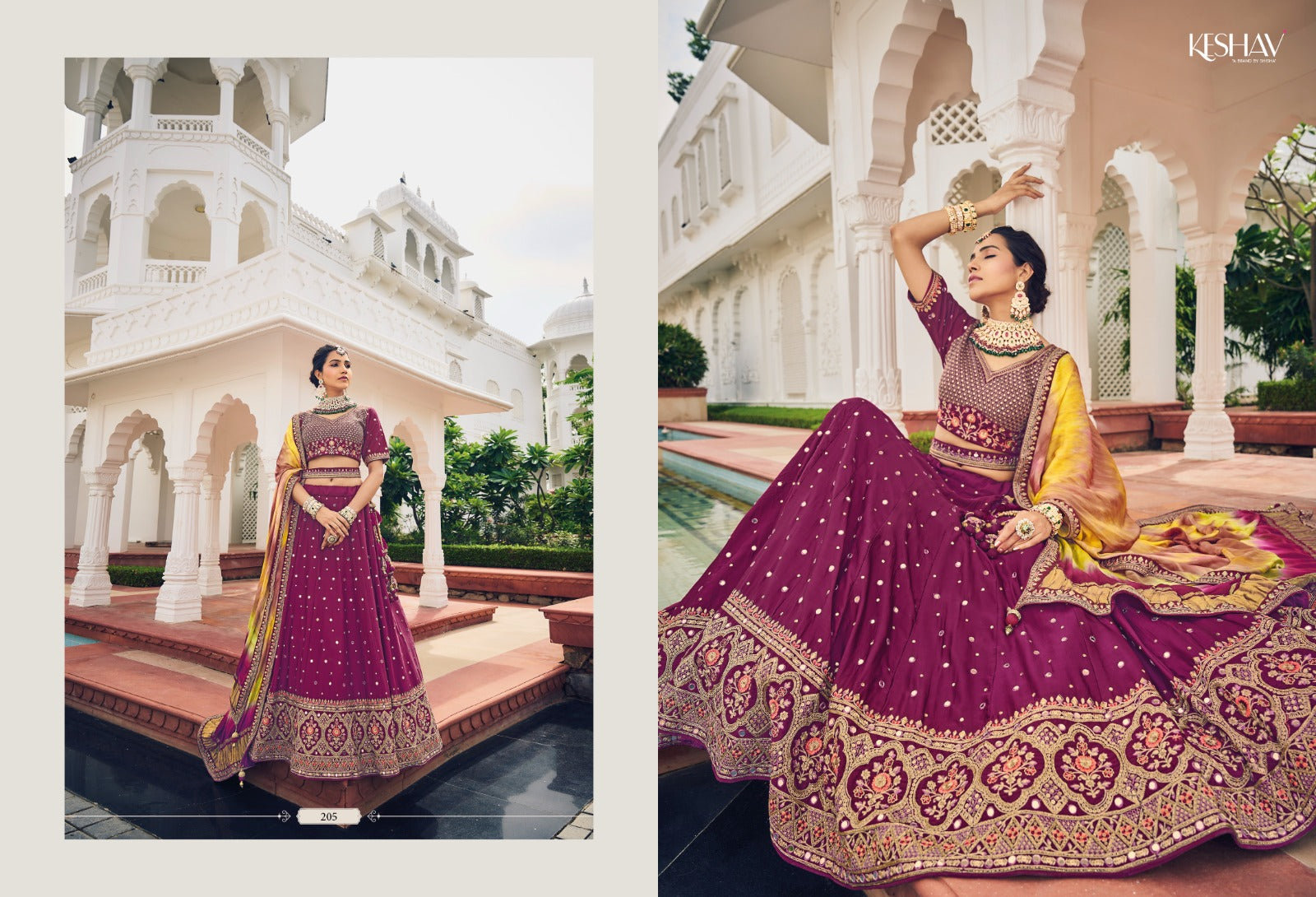Beautiful Wedding Designer Shisha Keshav Vol 2 Design 205