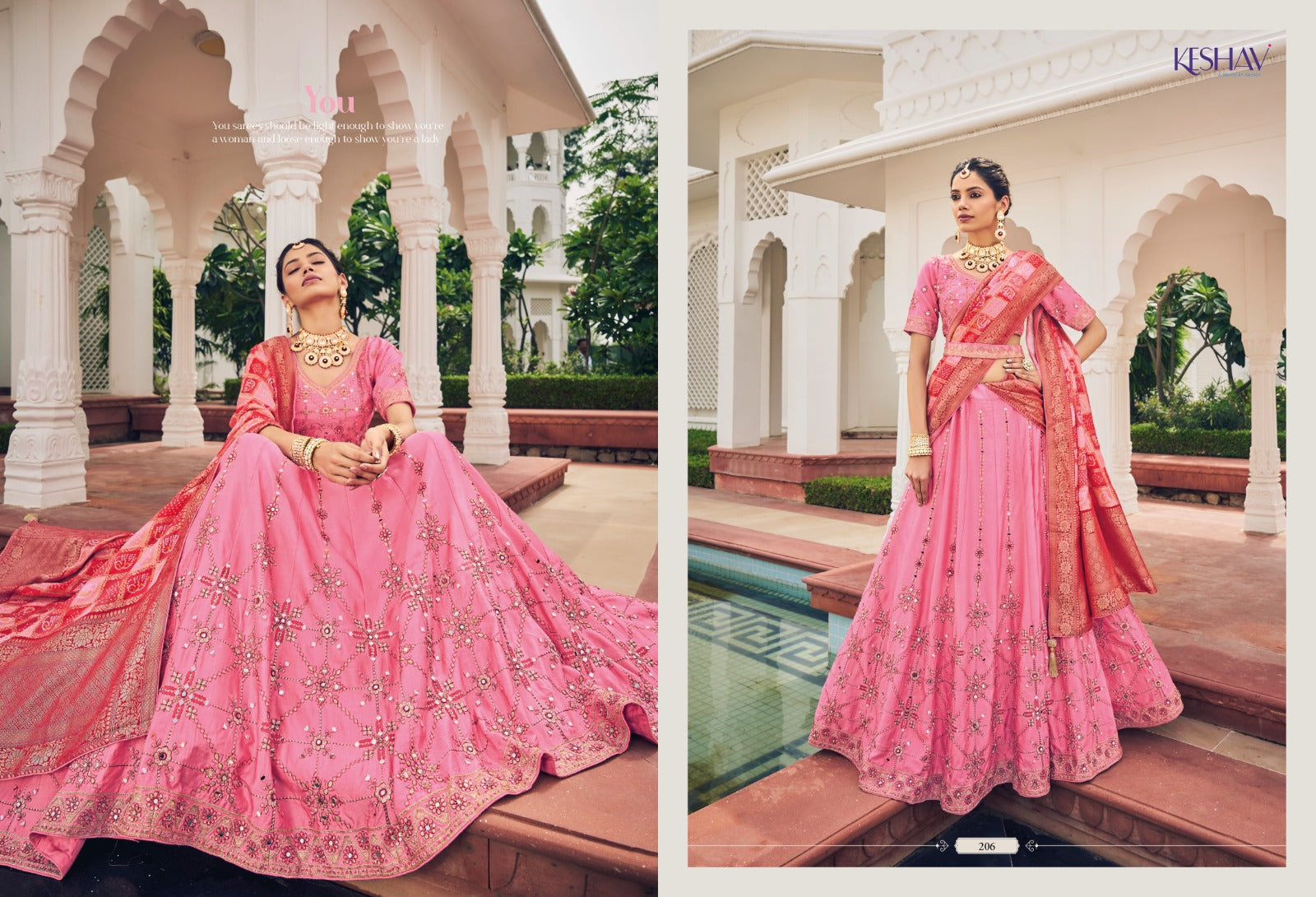 Beautiful Wedding Designer Shisha Keshav Vol 2 Design 206