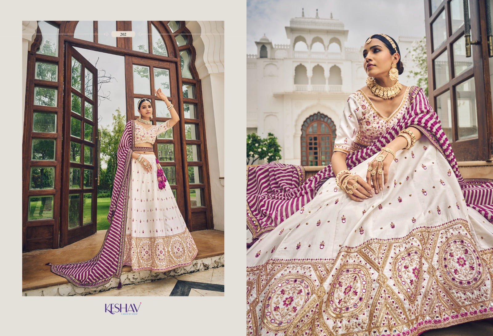Beautiful Wedding Designer Shisha Keshav Vol 2 Design 202