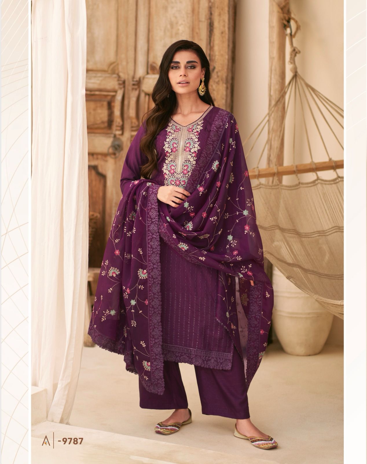 Beautiful Designer Aashirwad Aafreen Dola Silk Salwar Suit
