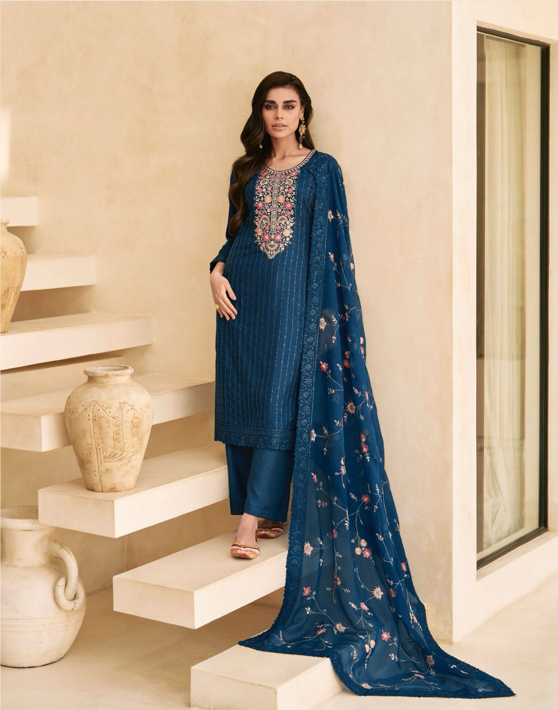 Beautiful Designer Aashirwad Aafreen Dola Silk Salwar Suit
