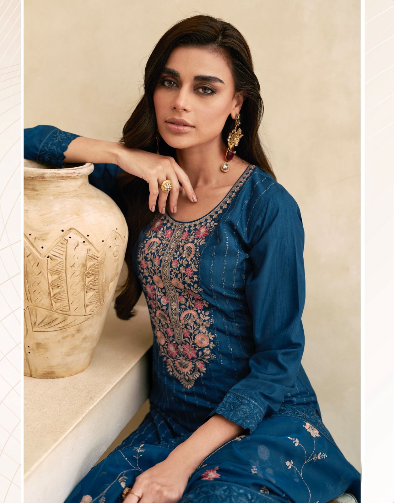 Beautiful Designer Aashirwad Aafreen Dola Silk Salwar Suit