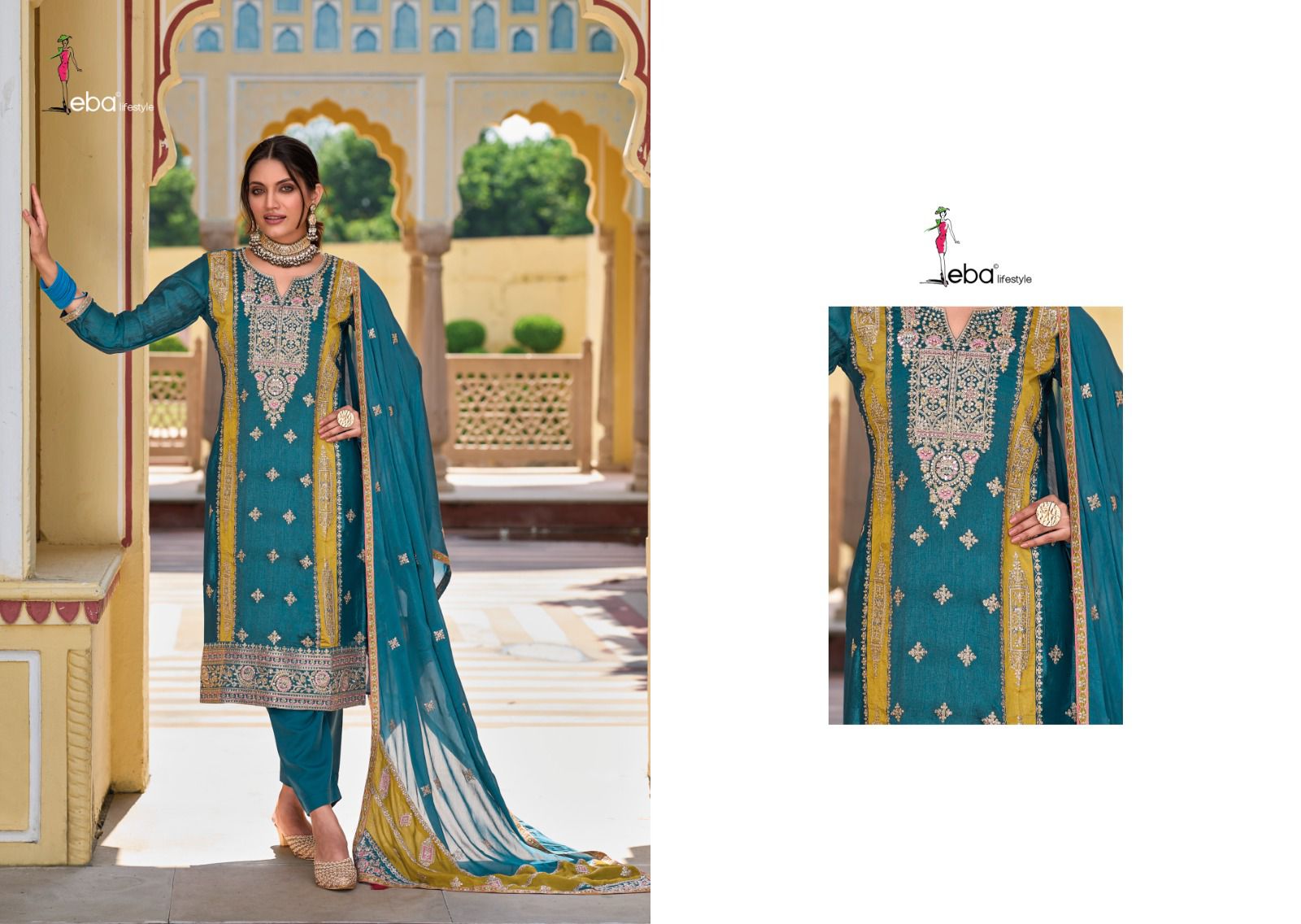Boutique Designer Eba Sophia Premium Silk Salwar Kameez
