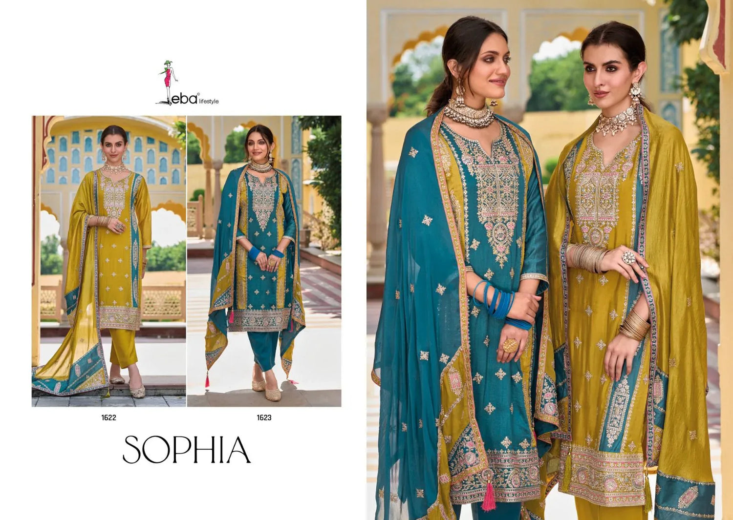 Boutique Designer Eba Sophia Premium Silk Salwar Kameez