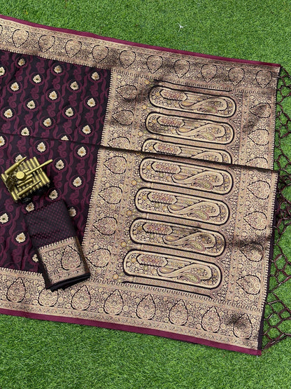 Beautiful Designer Prakruti Pure Satin Silk Saree