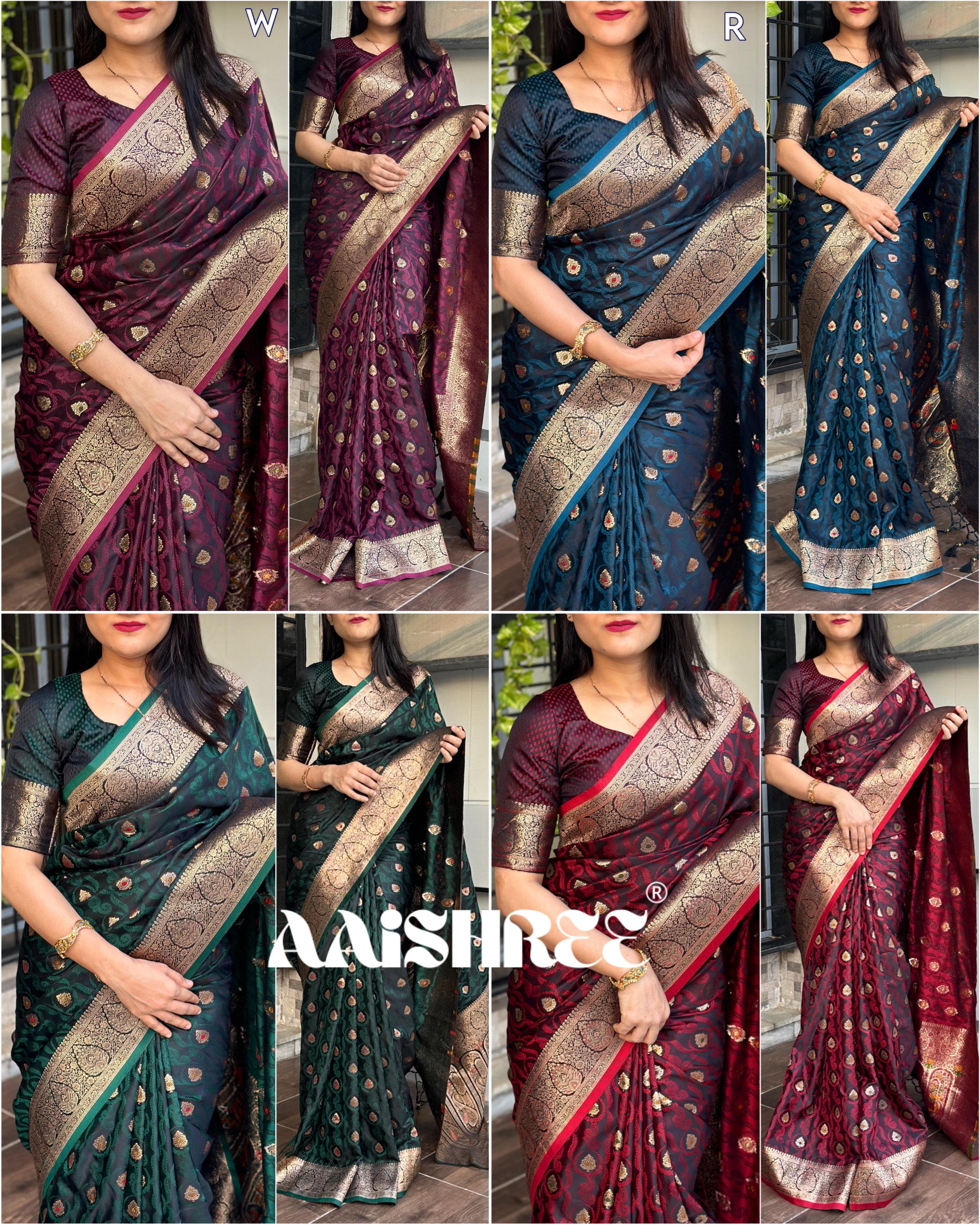 Beautiful Designer Prakruti Pure Satin Silk Saree