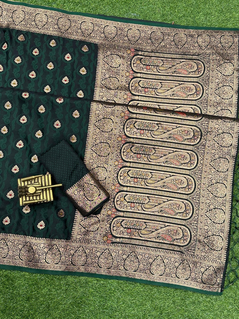 Beautiful Designer Prakruti Pure Satin Silk Saree