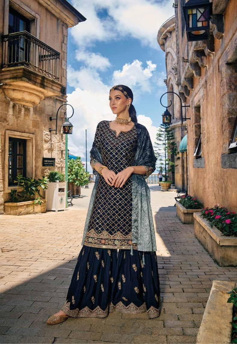 Boutique Designer Eba Majestic Premium Silk Salwar Suit