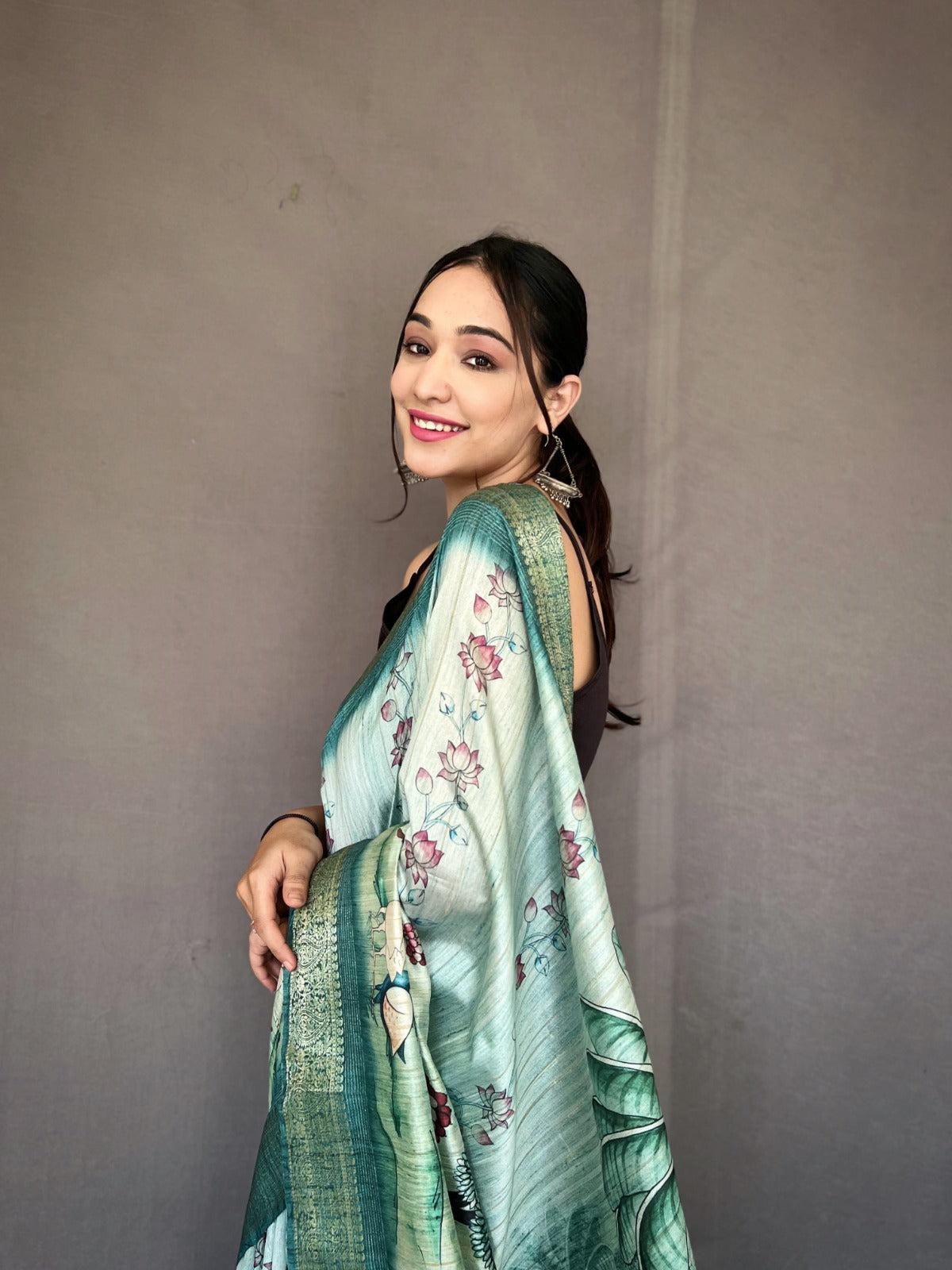 Beautiful Designer Pure Gopika Tussore Silk Saree