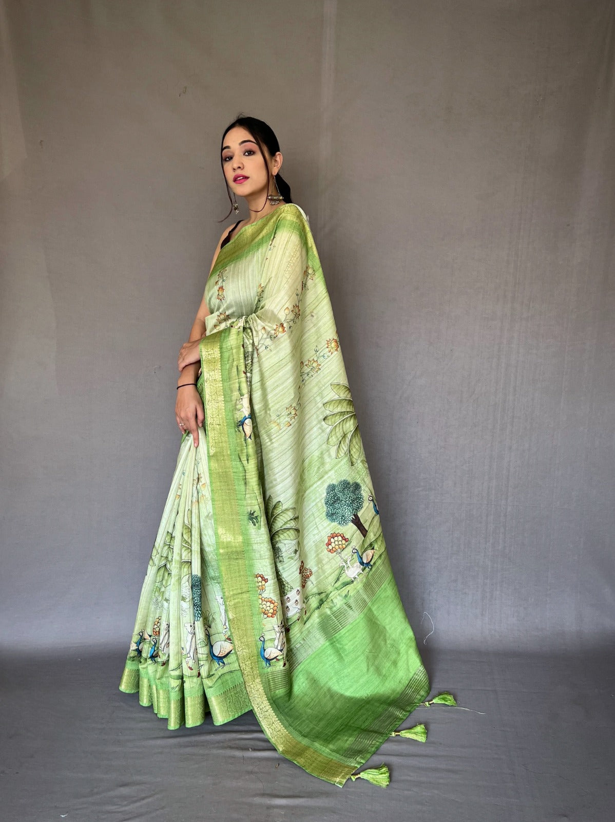 Beautiful Designer Pure Gopika Tussore Silk Saree