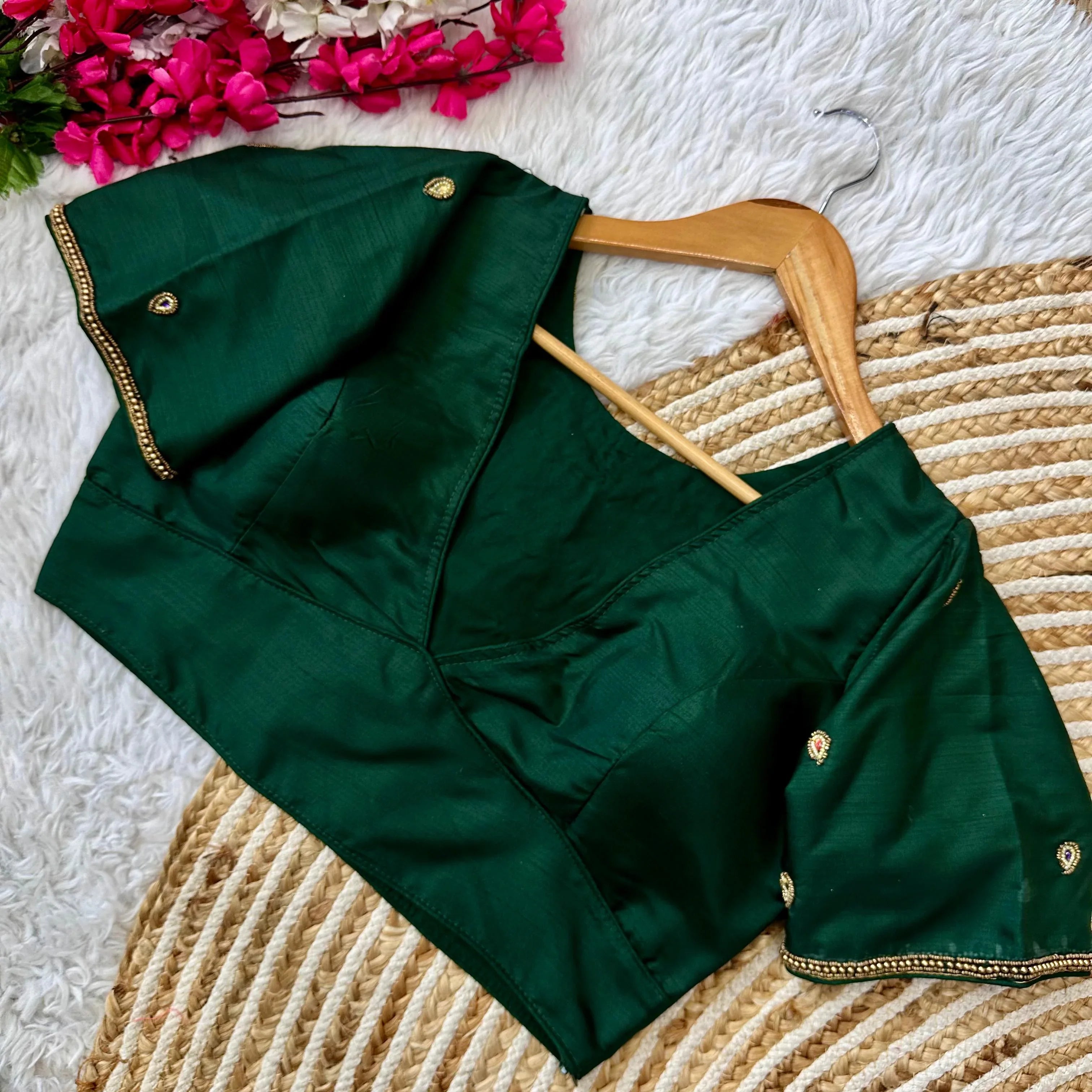 Beautiful Handcrafted Work Wedding Blouse