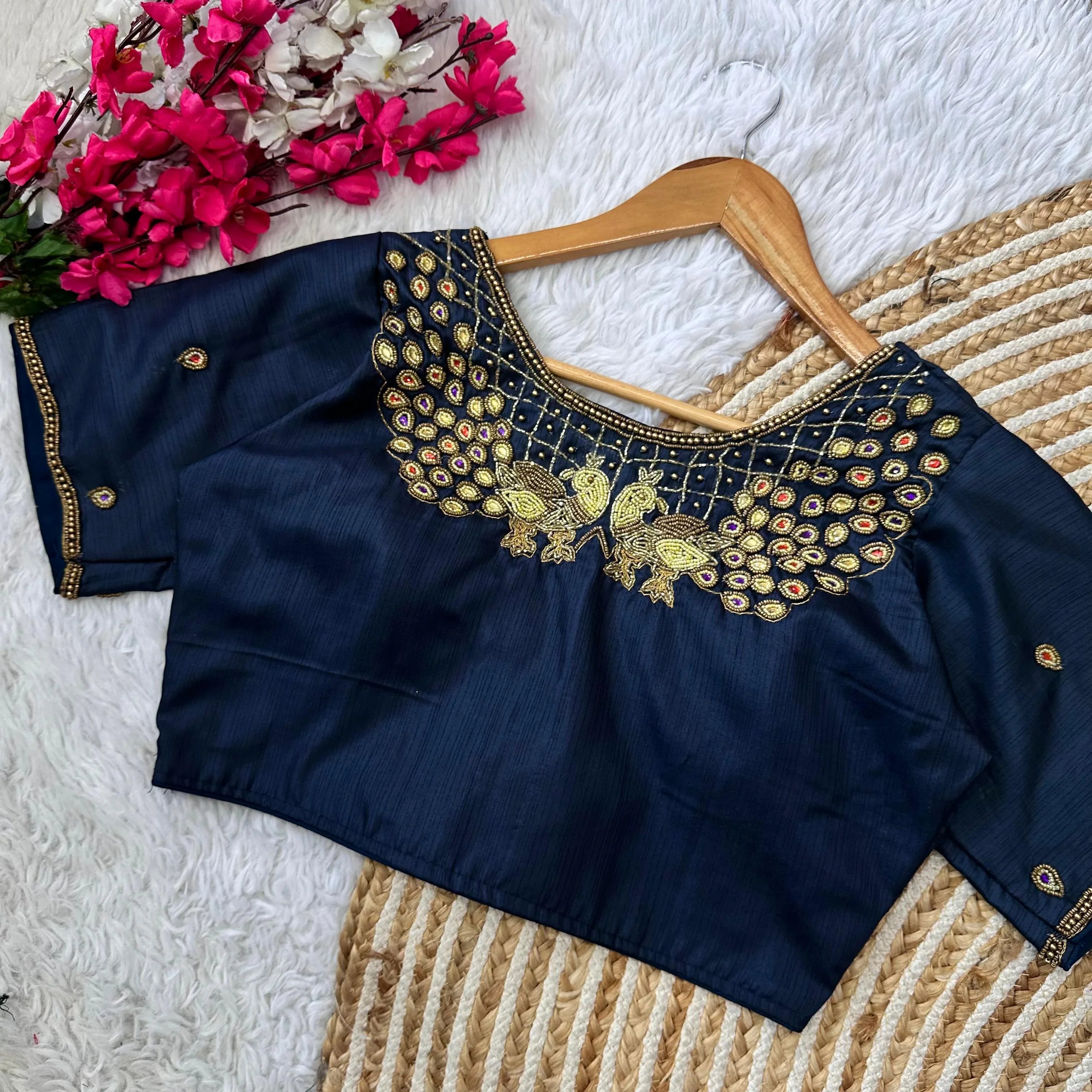 Beautiful Handcrafted Work Wedding Blouse