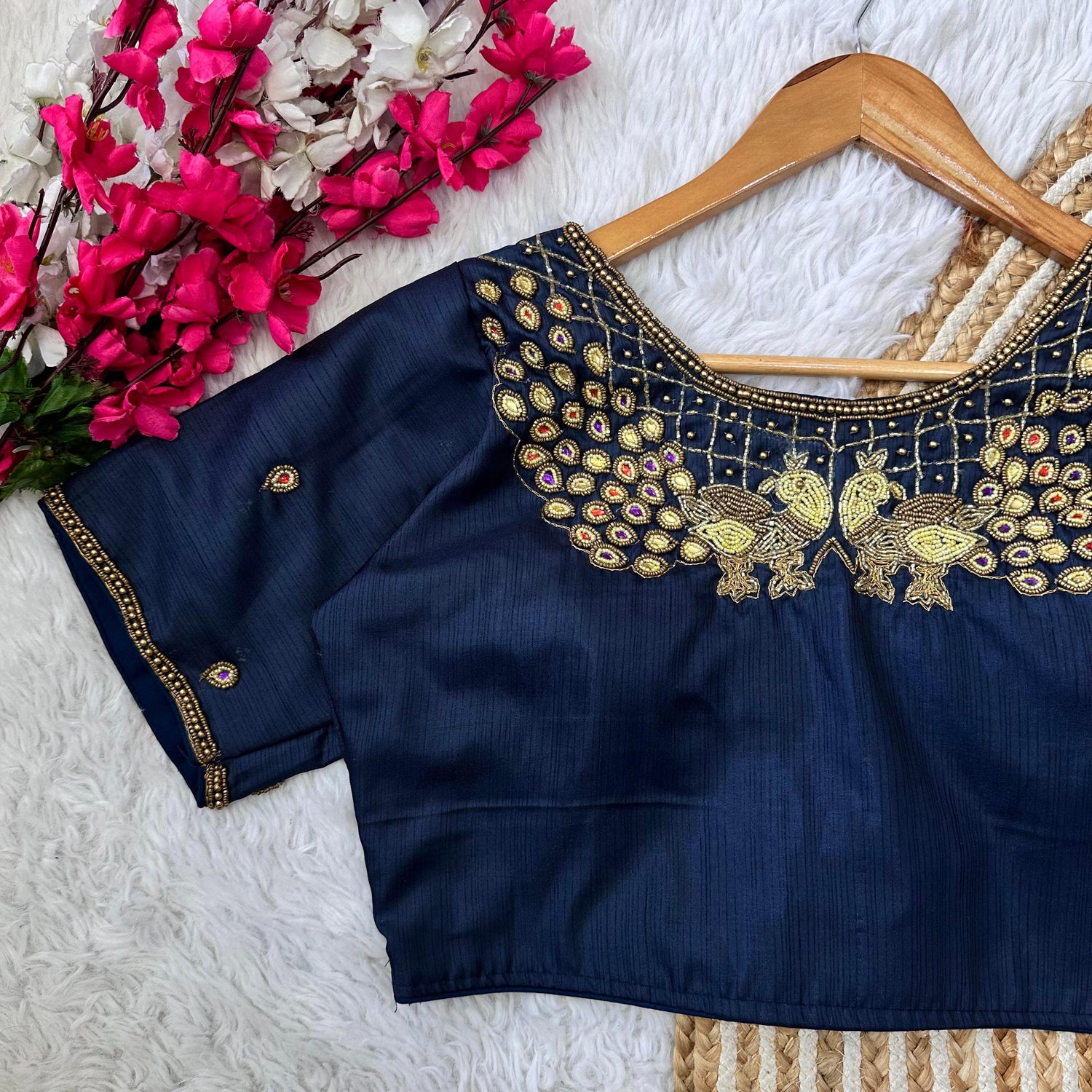 Beautiful Handcrafted Work Wedding Blouse