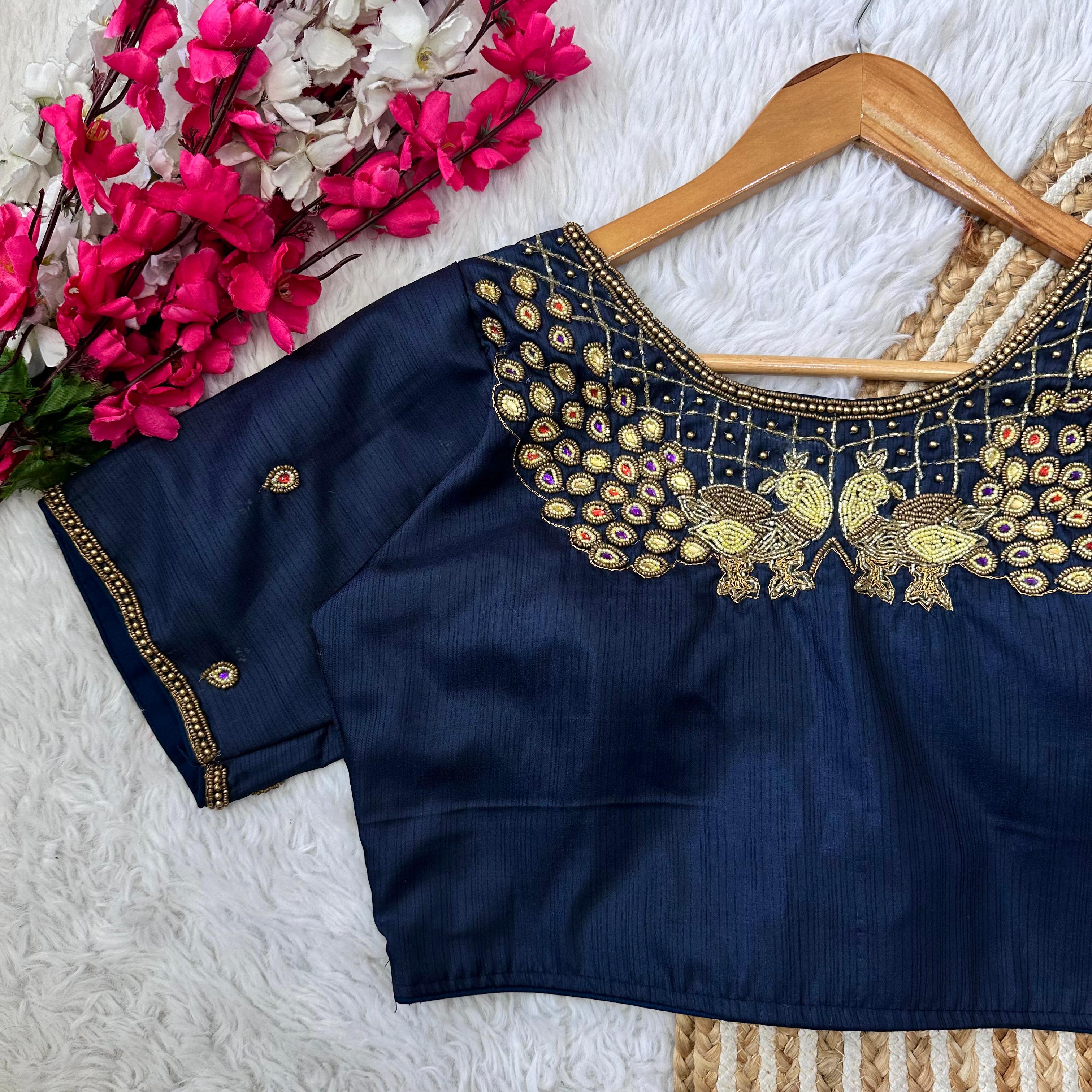 Beautiful Handcrafted Work Wedding Blouse