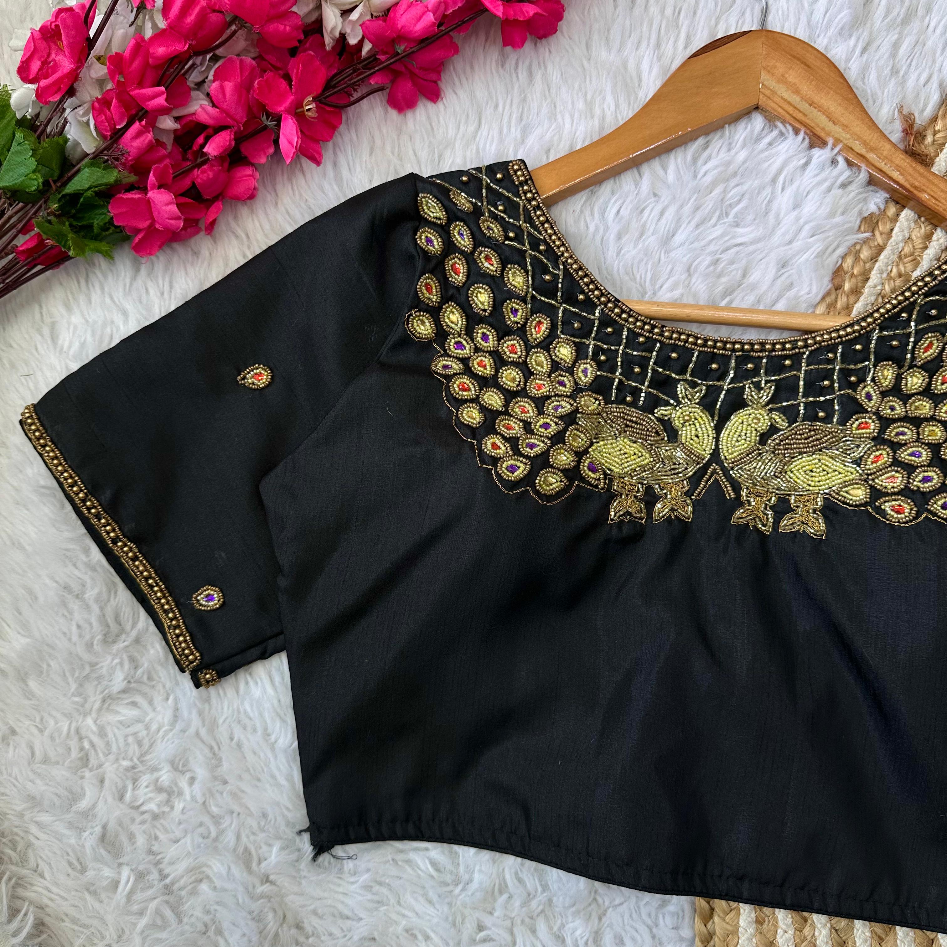 Beautiful Handcrafted Work Wedding Blouse