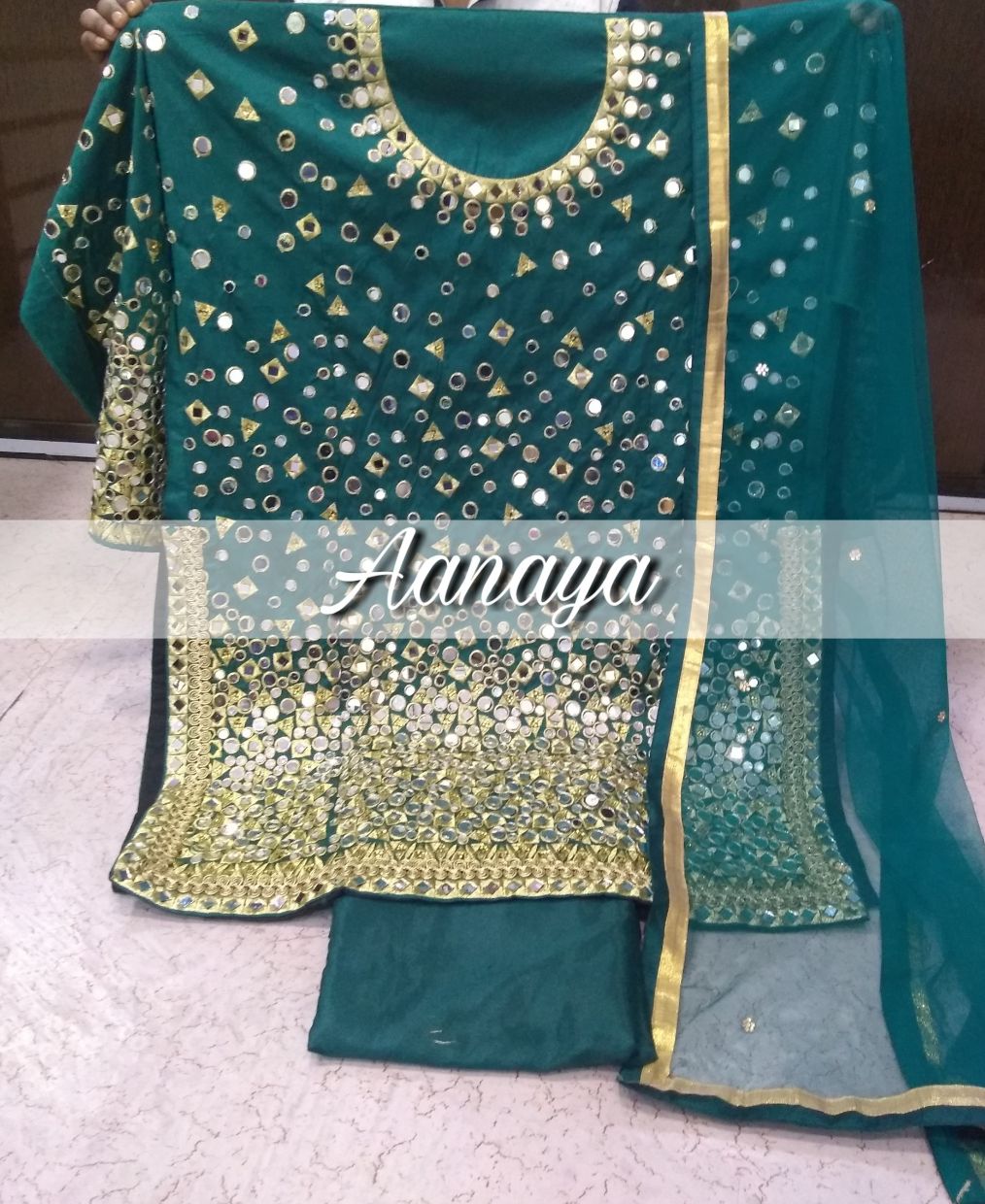 Aanaya 40000 Series Tapeta Silk Designer Punjabi Suit