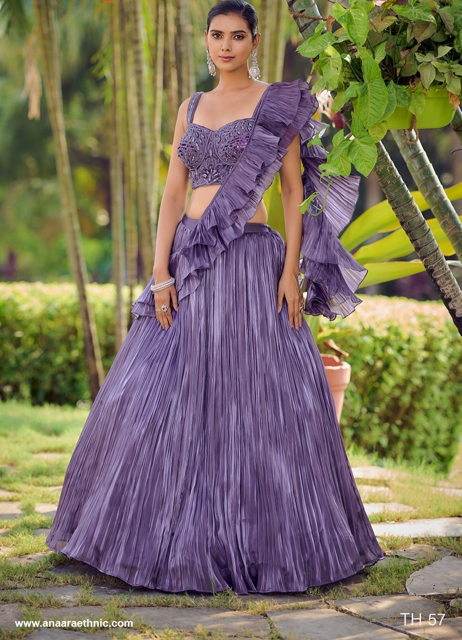 Wedding Designer Crop Top Lahenga Choli Collection