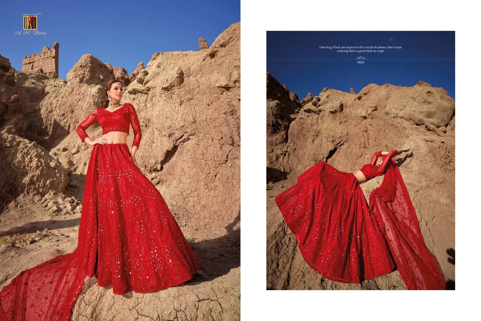 Wedding Designer Bridal Lehenga Choli 7401