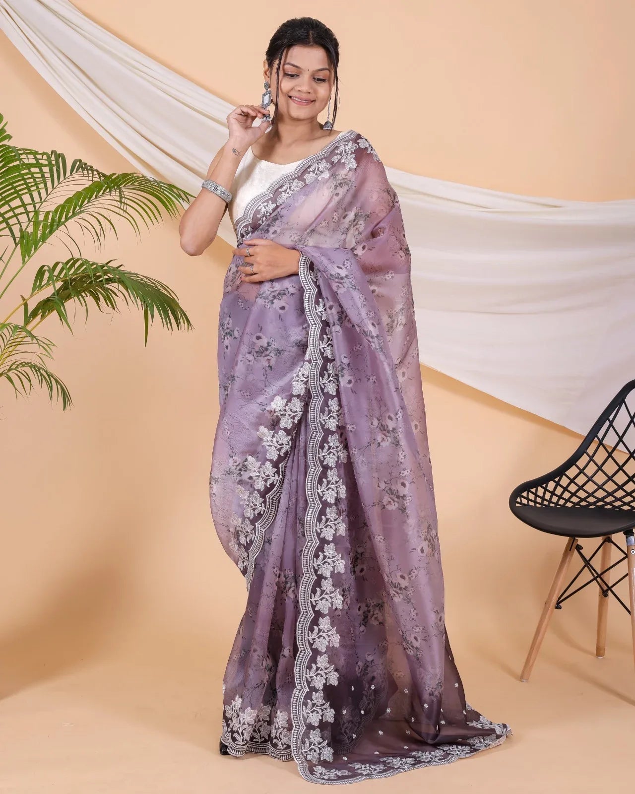 Organza Saree