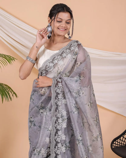 Organza Saree
