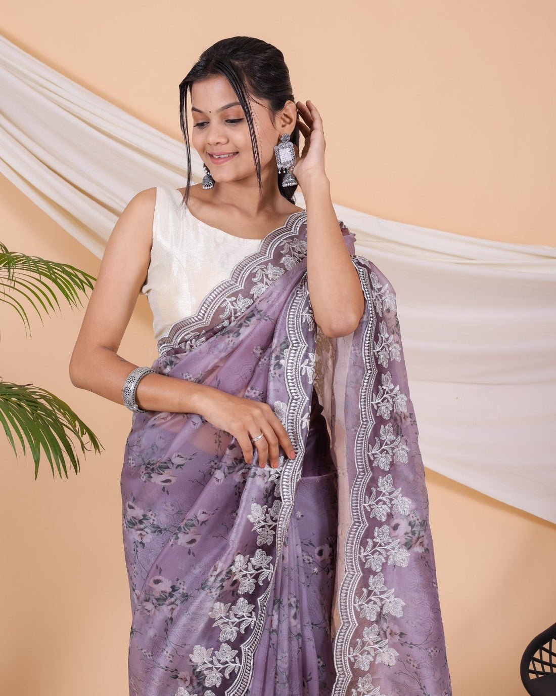 Beautiful Designer Alia Pure Soft Organza Silk Saree