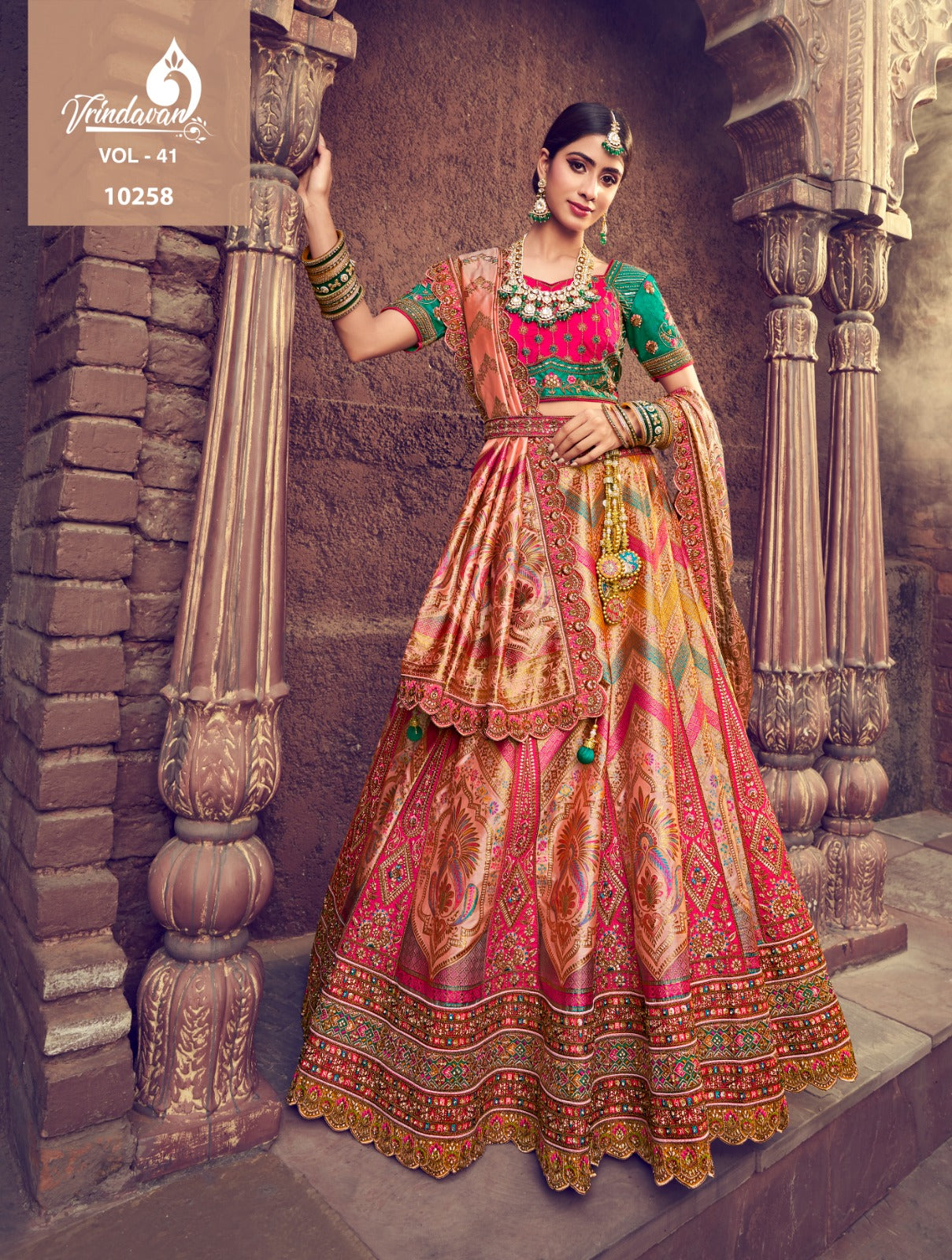 Wedding Special Looks For Royal Banarasi Lehenga Dno 10258