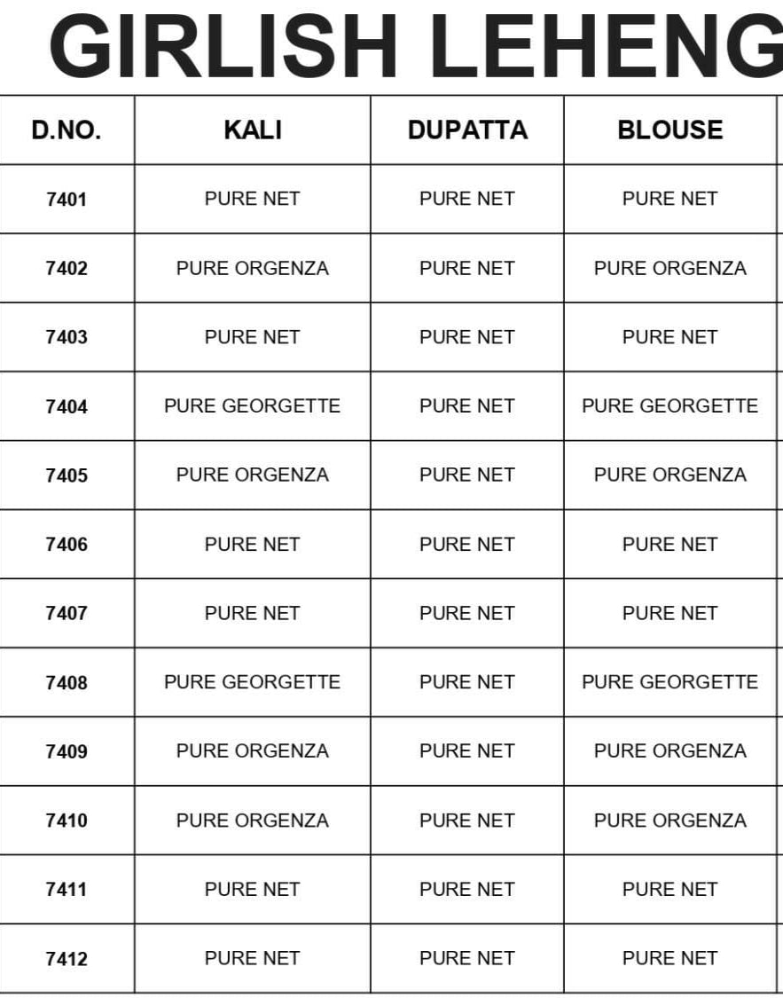 Wedding Designer Bridal Lehenga Choli 7403