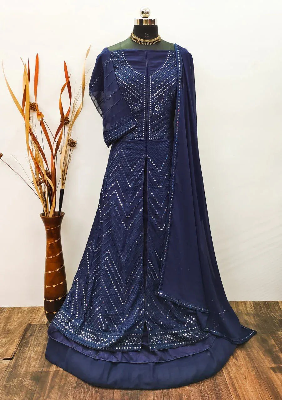Beautiful Designer Georgette Gwon 9362