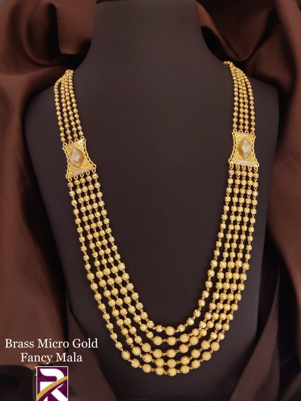Beautiful Antique Diamond And Gold Mala