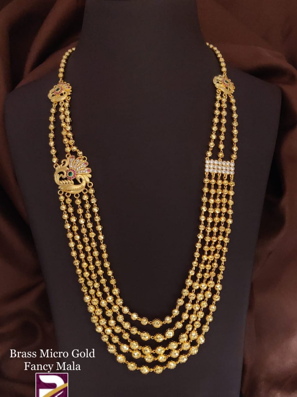 Beautiful Antique Diamond And Gold Mala