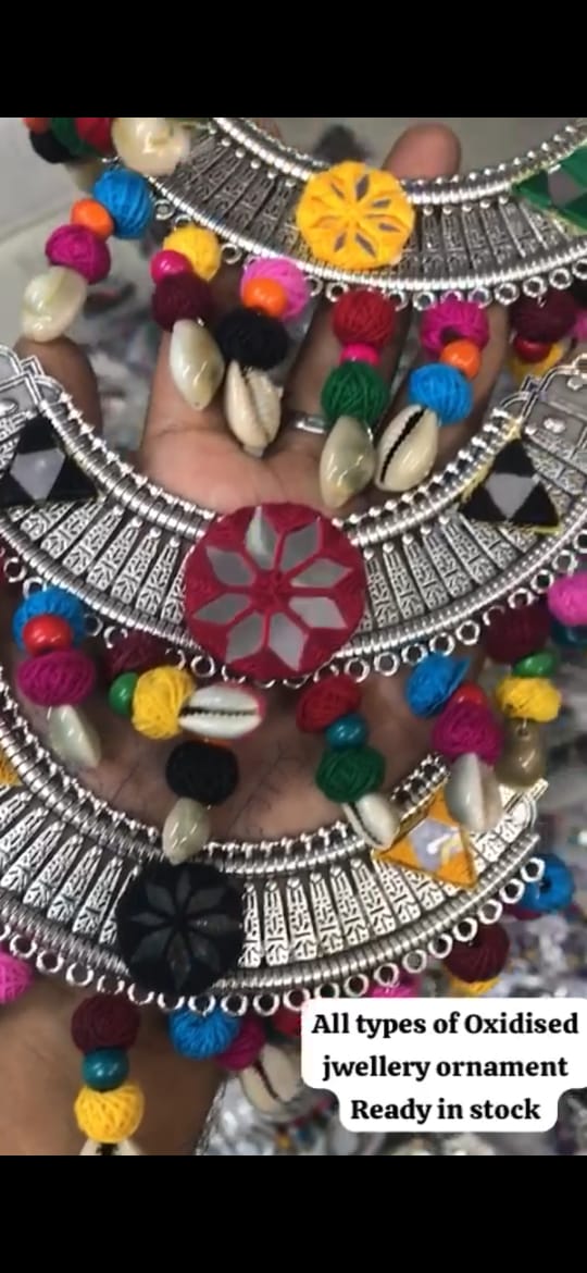 Designer Navratri Special Jewellery Set with Earrings