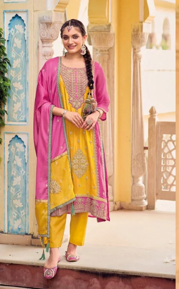 Beautiful Designer Naaz Patiya Style Chudidar Suit