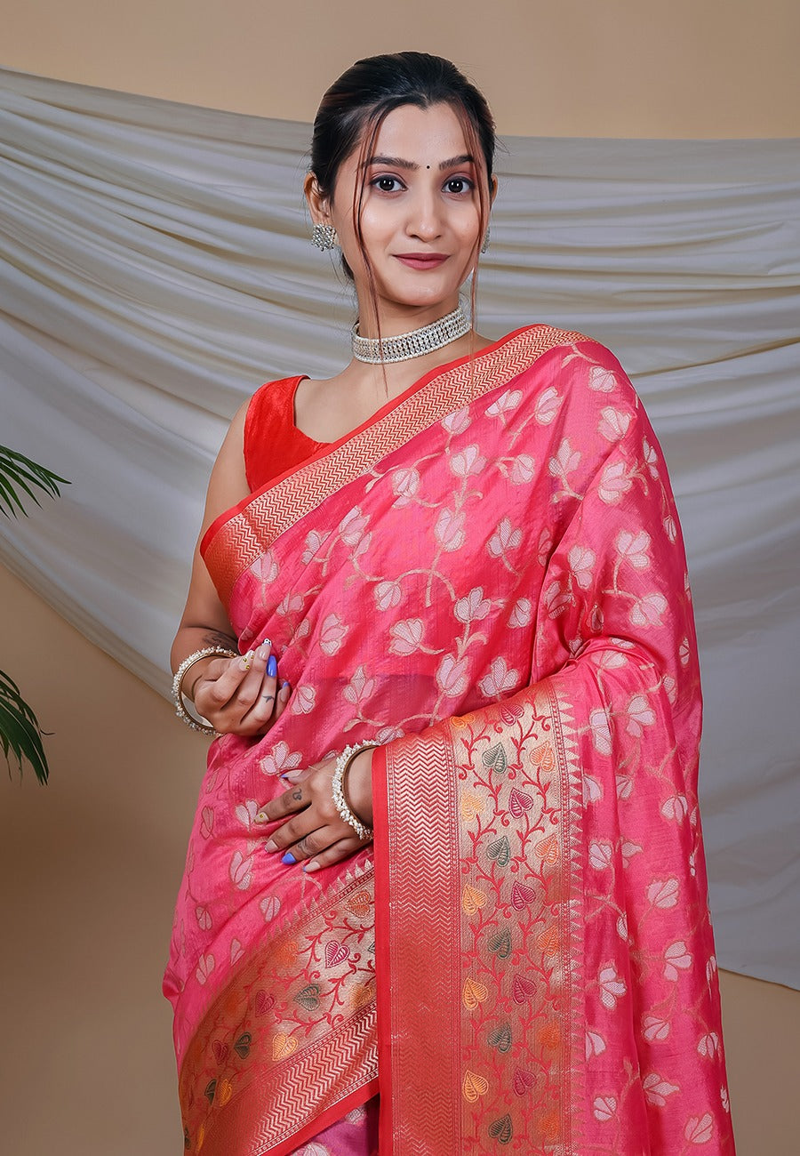 Bollywood Designer Ekta Organza Weaving Saree