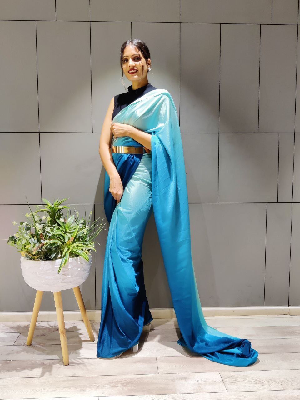 Beautiful Aliya Ready To Wear One Minute Saree