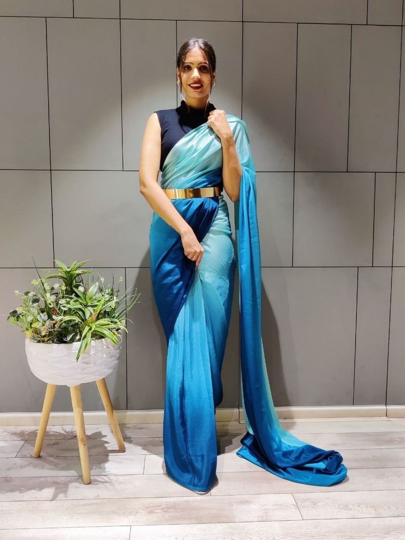 Beautiful Aliya Ready To Wear One Minute Saree