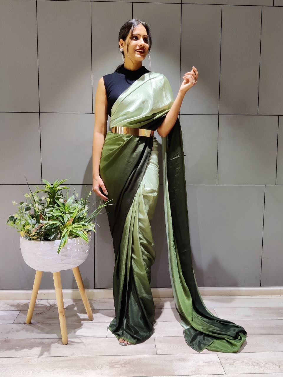 Beautiful Aliya Ready To Wear One Minute Saree