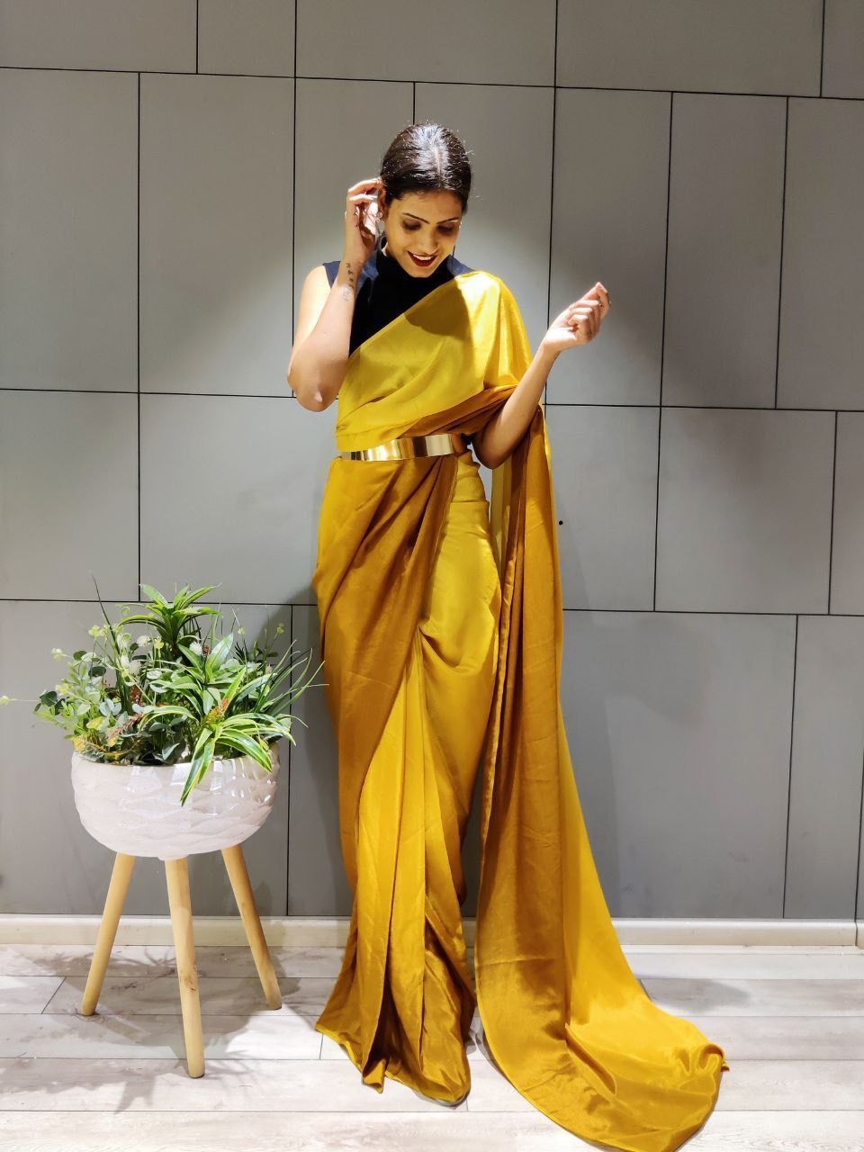 Beautiful Aliya Ready To Wear One Minute Saree