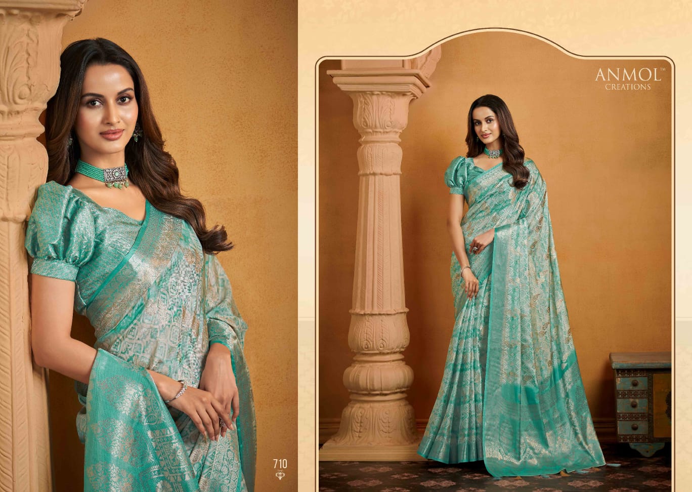 Beautiful Designer Anmol Tulip Pure Digital Print Saree