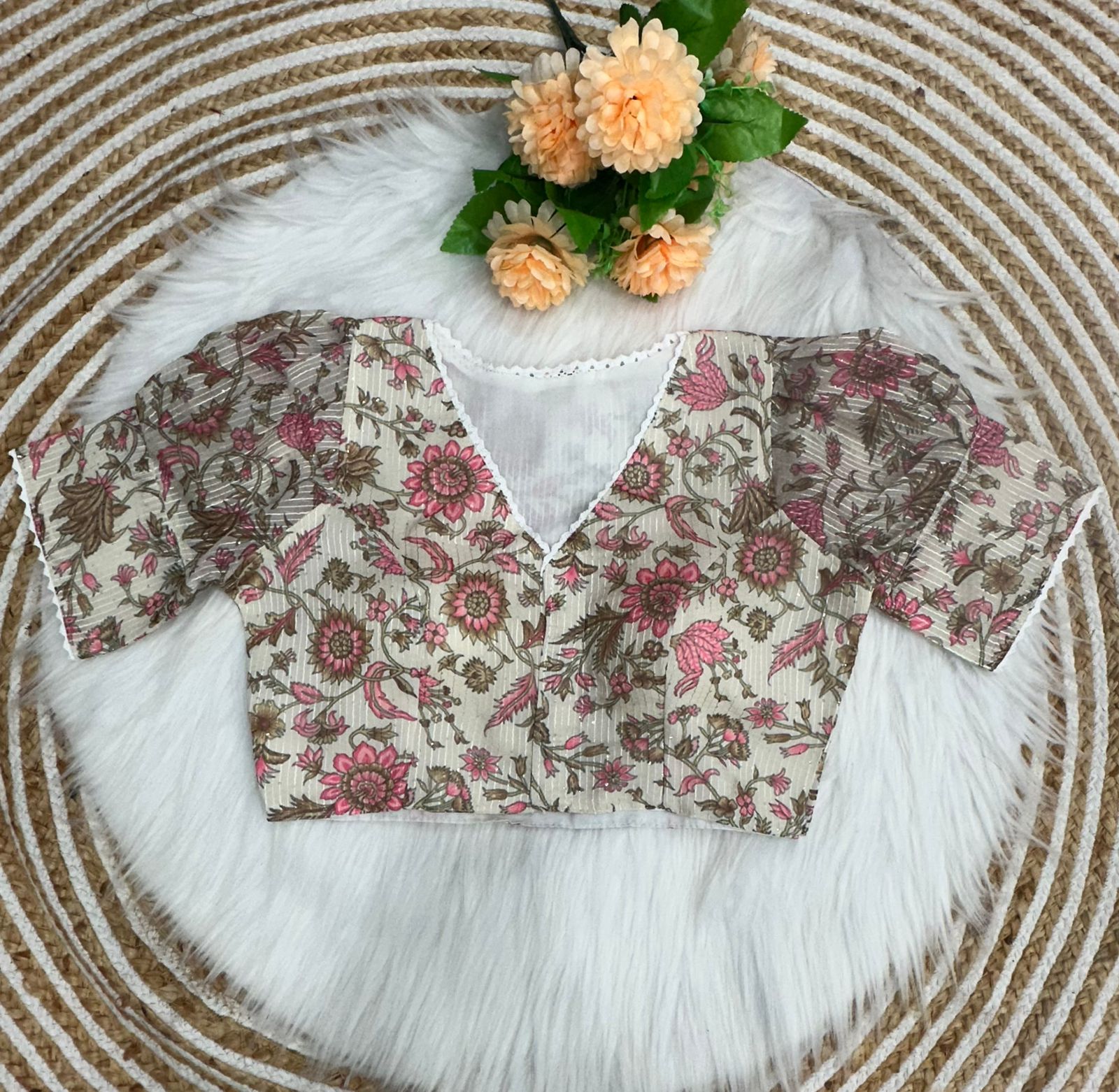 Beautiful Sabyasachi Alia Cut Boutique Pattern Blouse