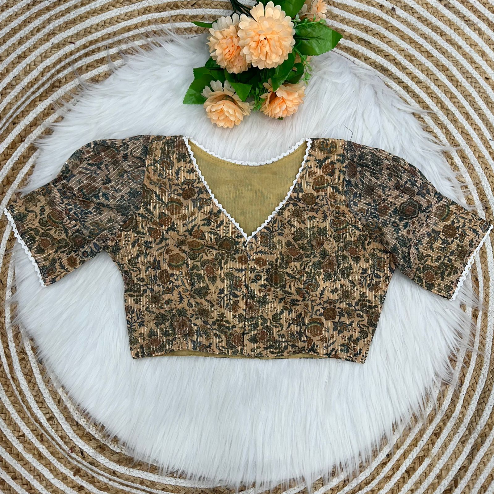 Beautiful Sabyasachi Alia Cut Boutique Pattern Blouse